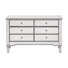 Hayworth collection store mirrored silver dresser